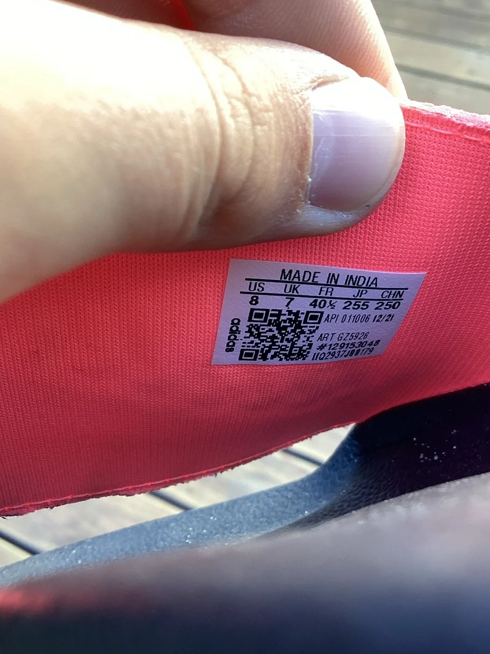 adidas Kids Coral Pink and Black Slide Sandals